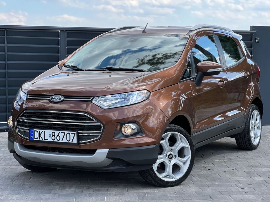 Ford EcoSport Benzyna 125 koni 2017r Super Stan BEZWYPADKOWY