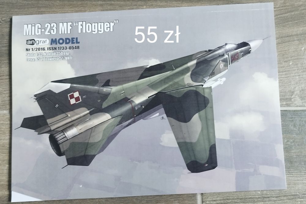 Model kartonowy MiG-23 MF "Flogger"