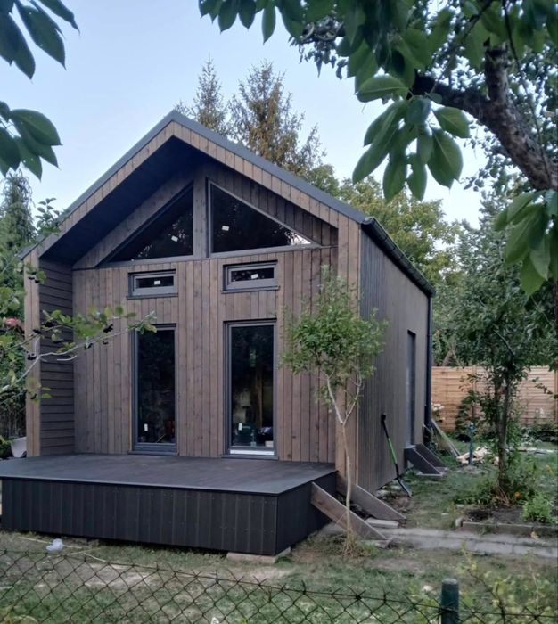 Domek szkieletowy  25m stodoła skandynawski styl