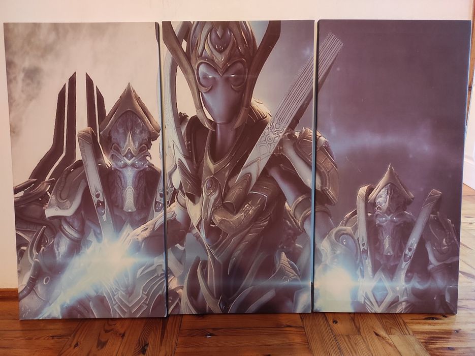 Tryptyk obraz StarCraft 2 Protosi