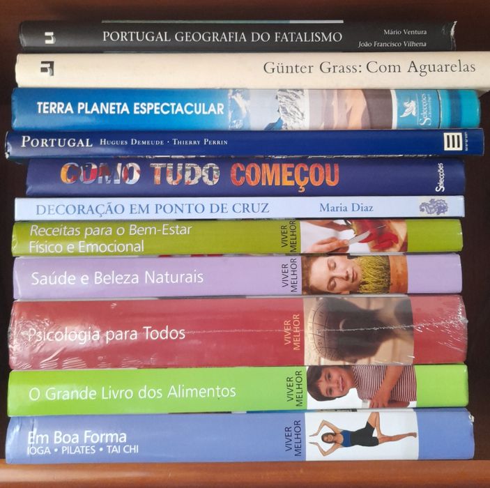 Lote de livros para venda