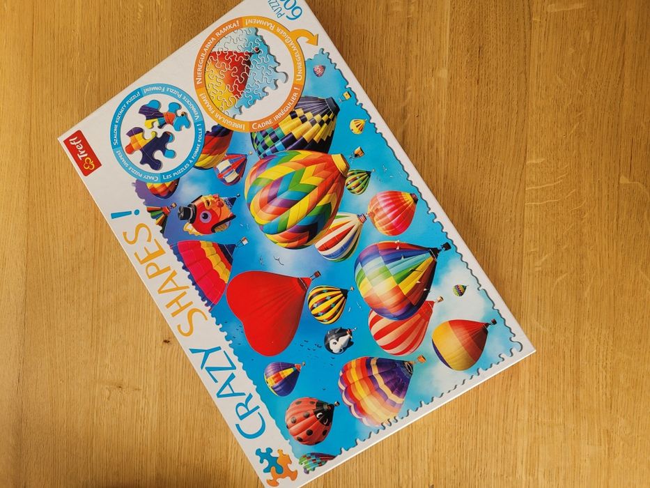 Trefl crazy shapes puzzle balony 600 elementów