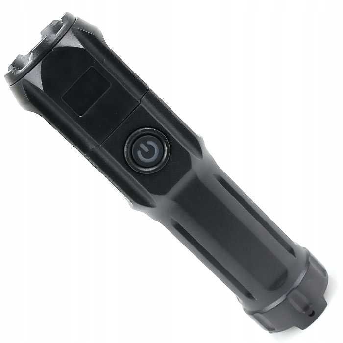 LATARKA TURYSTYCZNA MAŁA kieszonkowa ZOOM LED Ładowanie USB 3 tryby