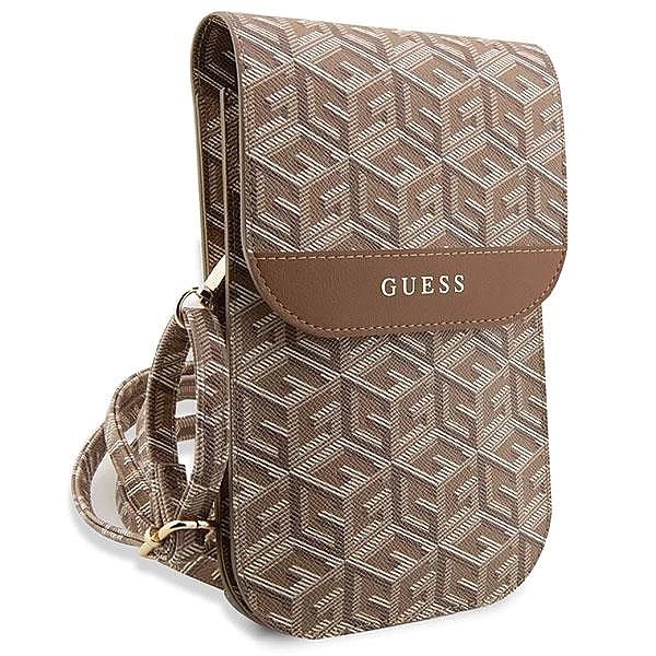 Torebka Guess GCube Stripe - brązowa