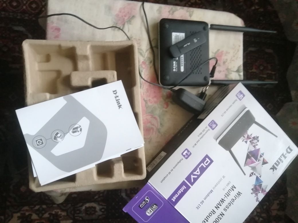 D-link роутер + модем 4g,Lte. Wi-Fi.