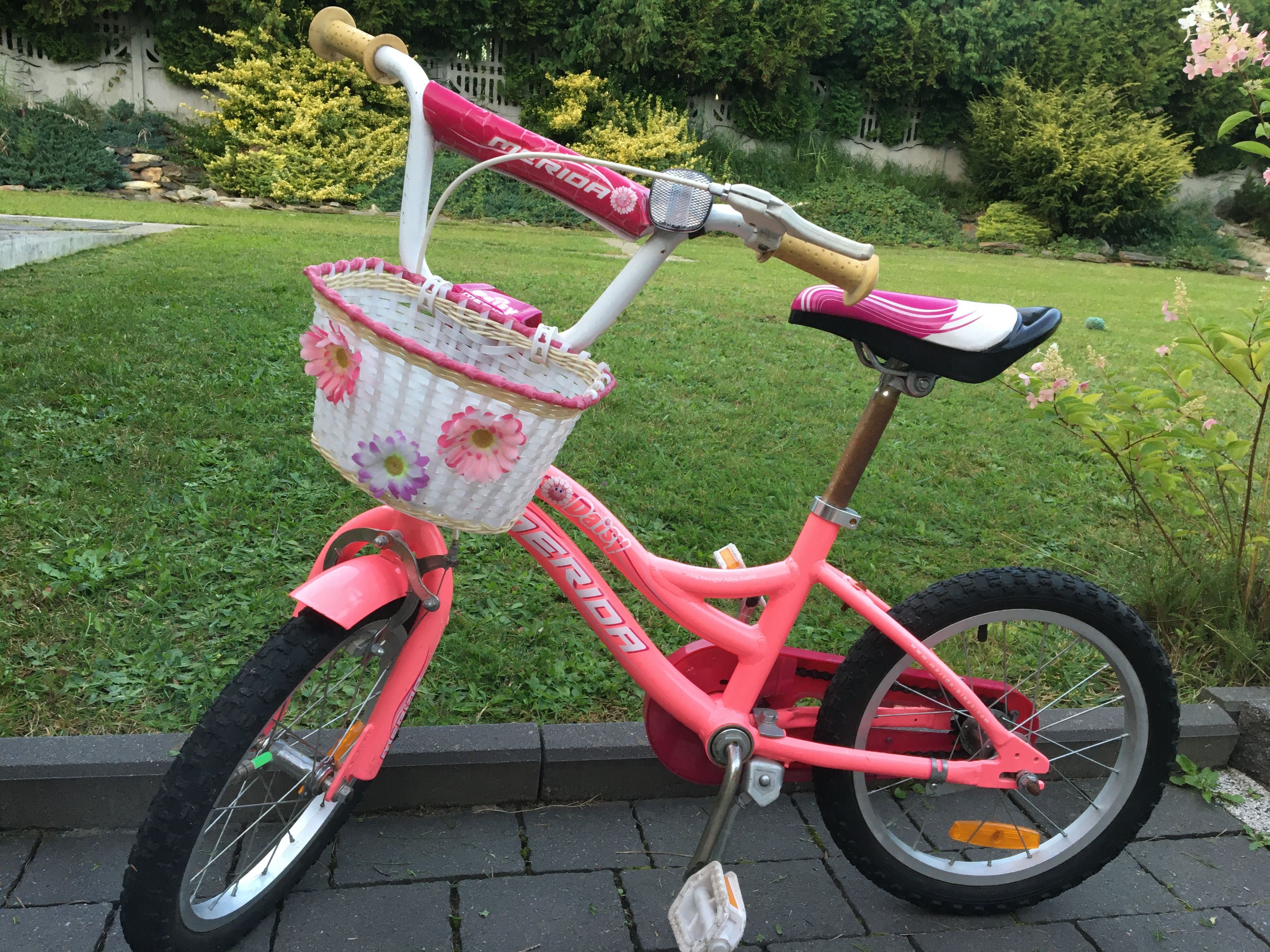 Rower Merida Daisy 16" różowy rowerek pierwszy dla dzieci