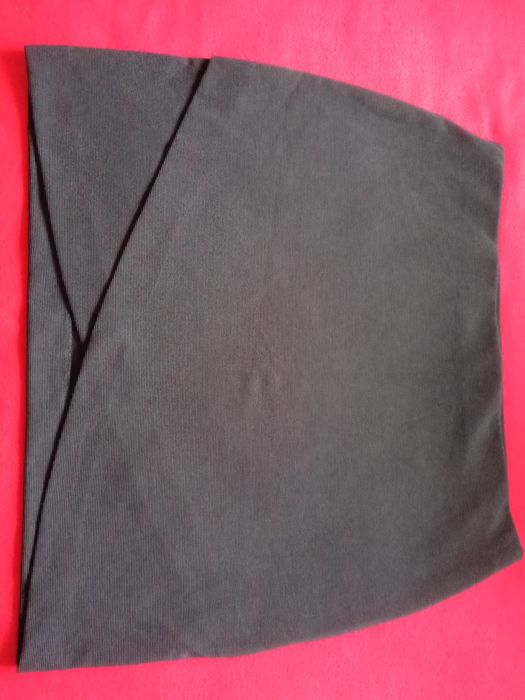 Saia preta efeito envelope Portes Grátis