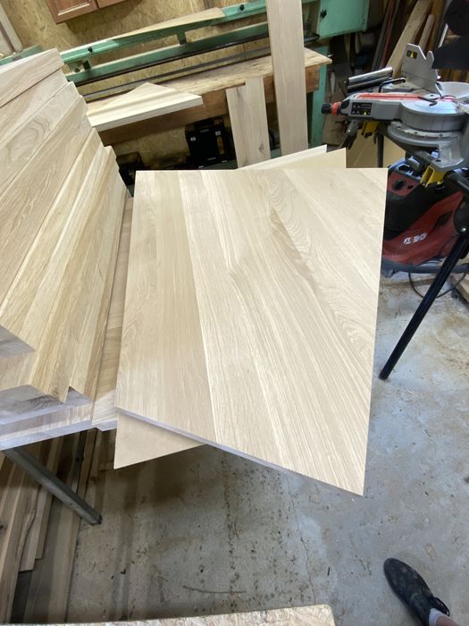 Schody, Stopnie, Trepy, Parapet, Klejonka, Zabiegowe, Dębowe, WYSYŁKA