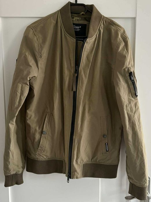 Męska kurtka wiosna-jesień bomberka Superdry Army / r. M / jak pilotka