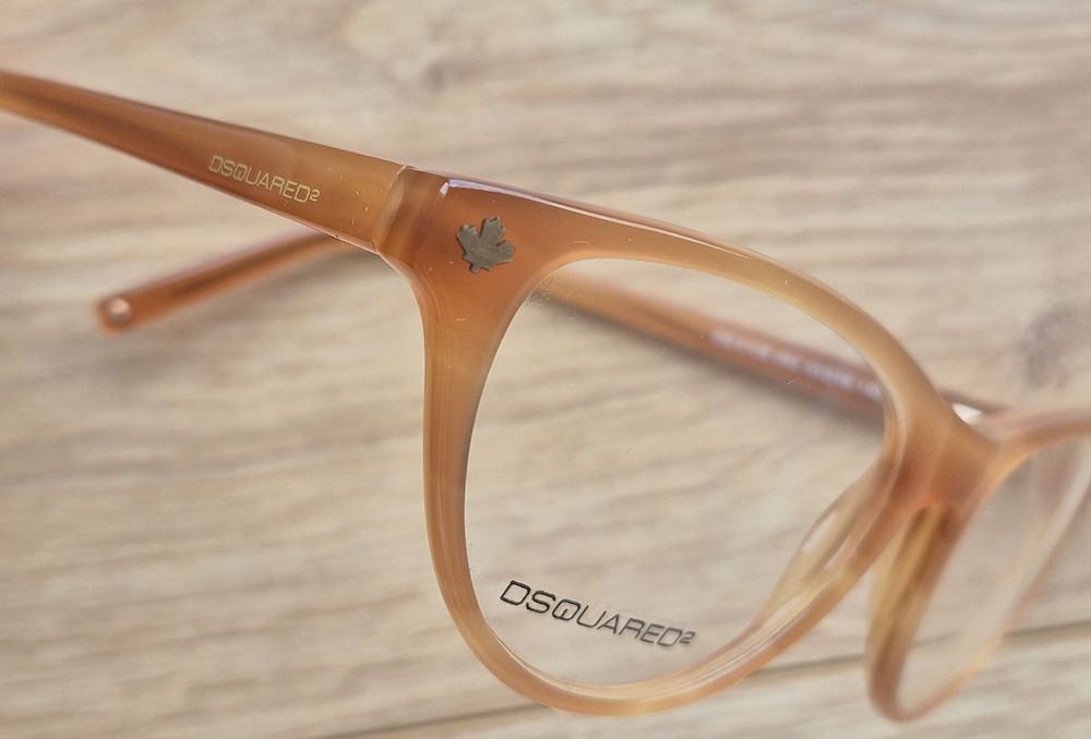 Stylowa oprawka damska w kolorze Honey DQ 5108  DSQUARED2 !