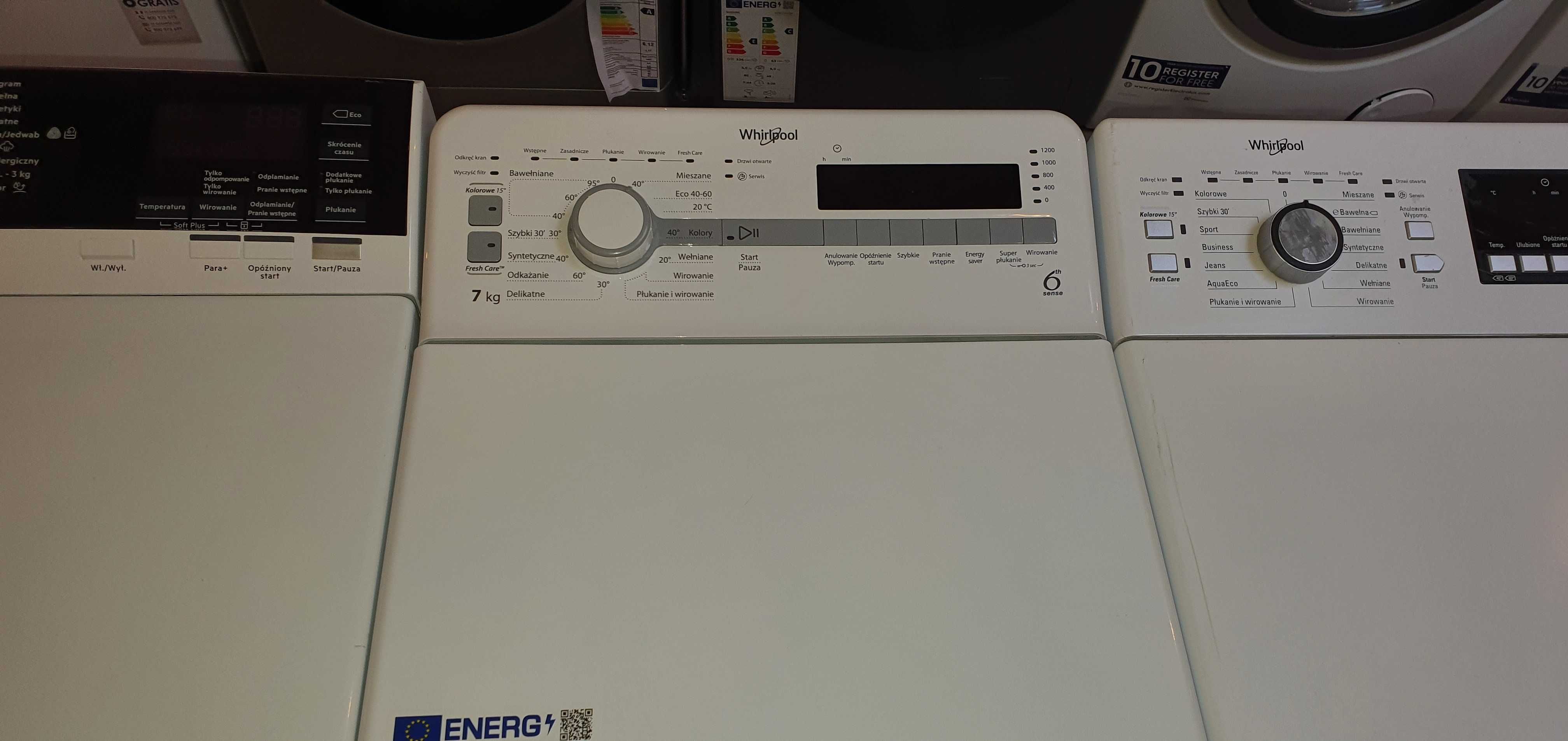 JANKI, ul. WSPÓLNA 6 Pralka Whirlpool TDLR 7220SS PL/N