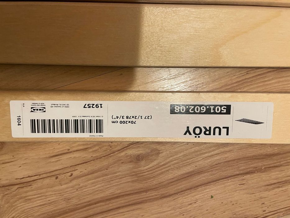 Łóżko Ikea MALM 140x200 z szufladami