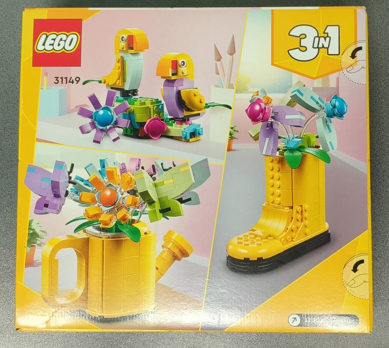 Lego Creator 3w1 - Kwiaty w konewce (31149, 8+) Nowe!!!