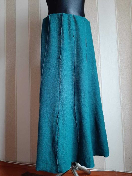 Спідниця міді\максі, НОВА, демі. 100% вовна.