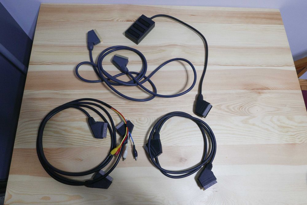 Wielka wyprzedaż kabli komputerowych, audio, video itd. (ok 150 sztuk)