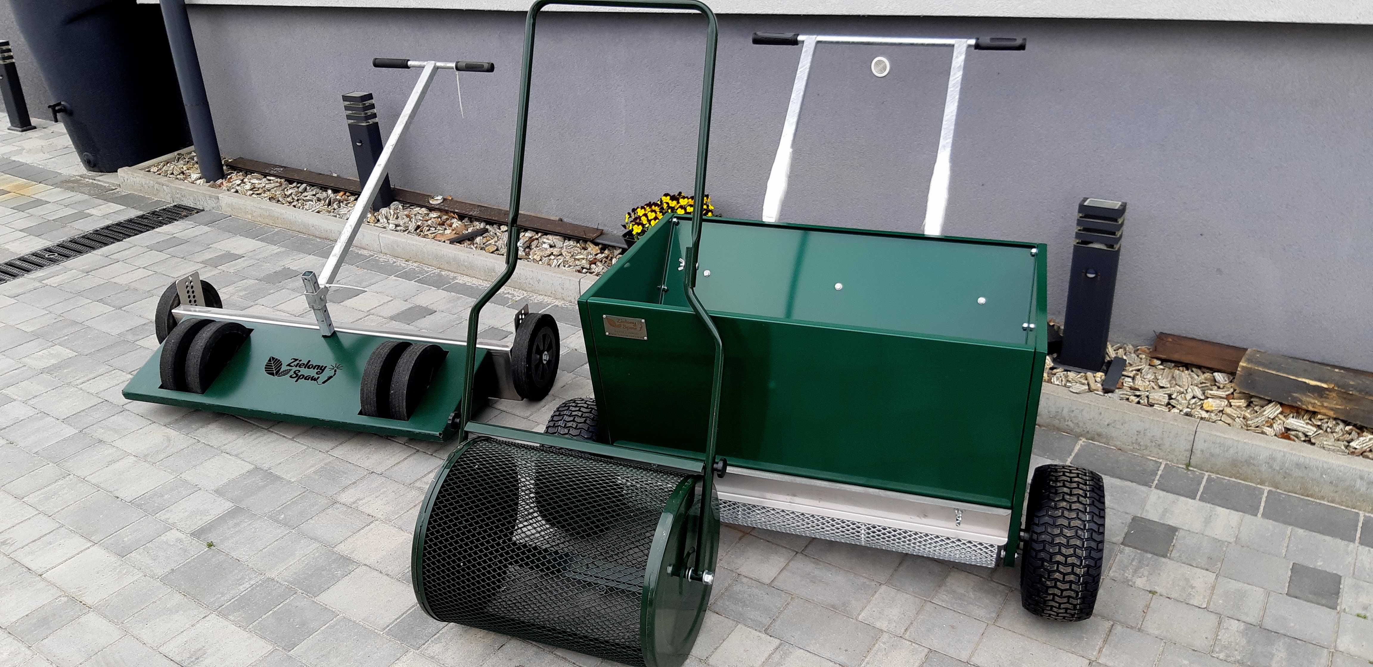 Wynajem aerator rurkowy posypywarka wertykulator glebogryzarka walec *