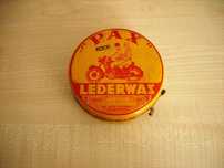 antiga lata de cera para brilho mota 1950
