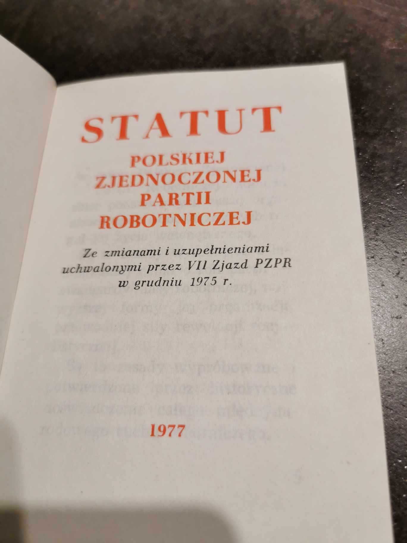 Statut PZPR 1975 rok