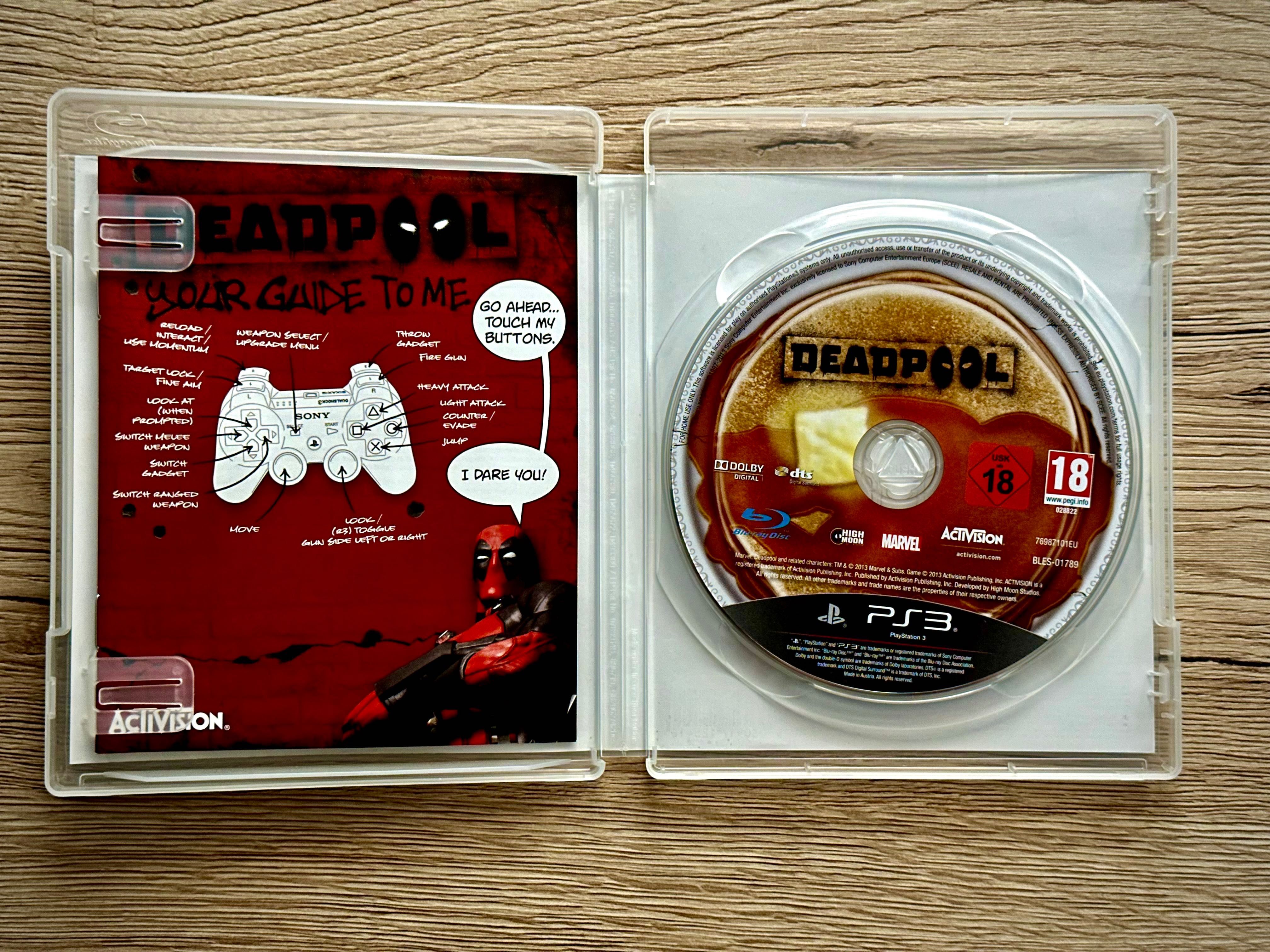 Deadpool PS3 STAN IDEALNY unikat