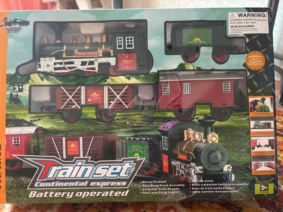 Залізна дорога, потяг на батарейках