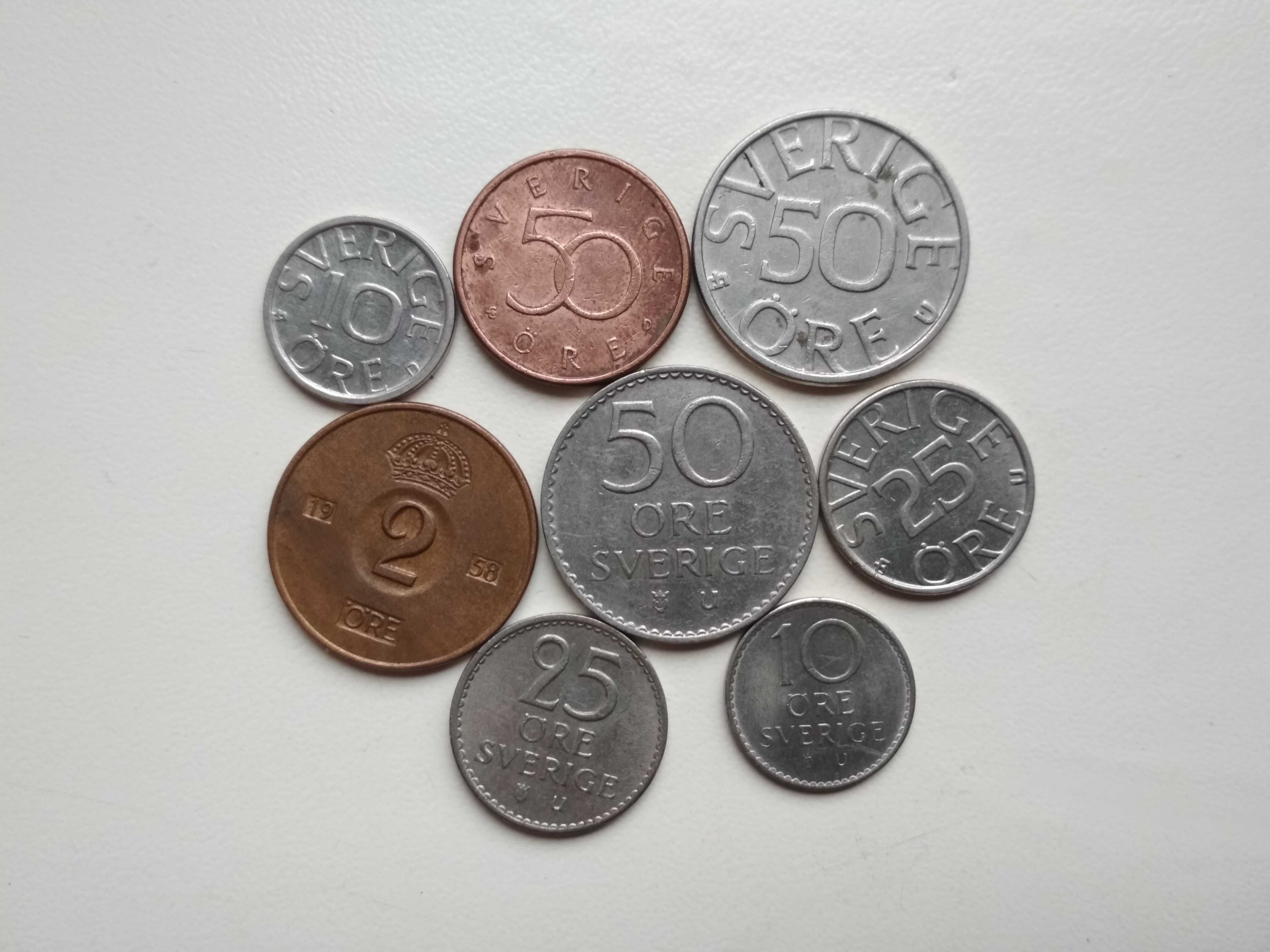Набор монет Швеции .
