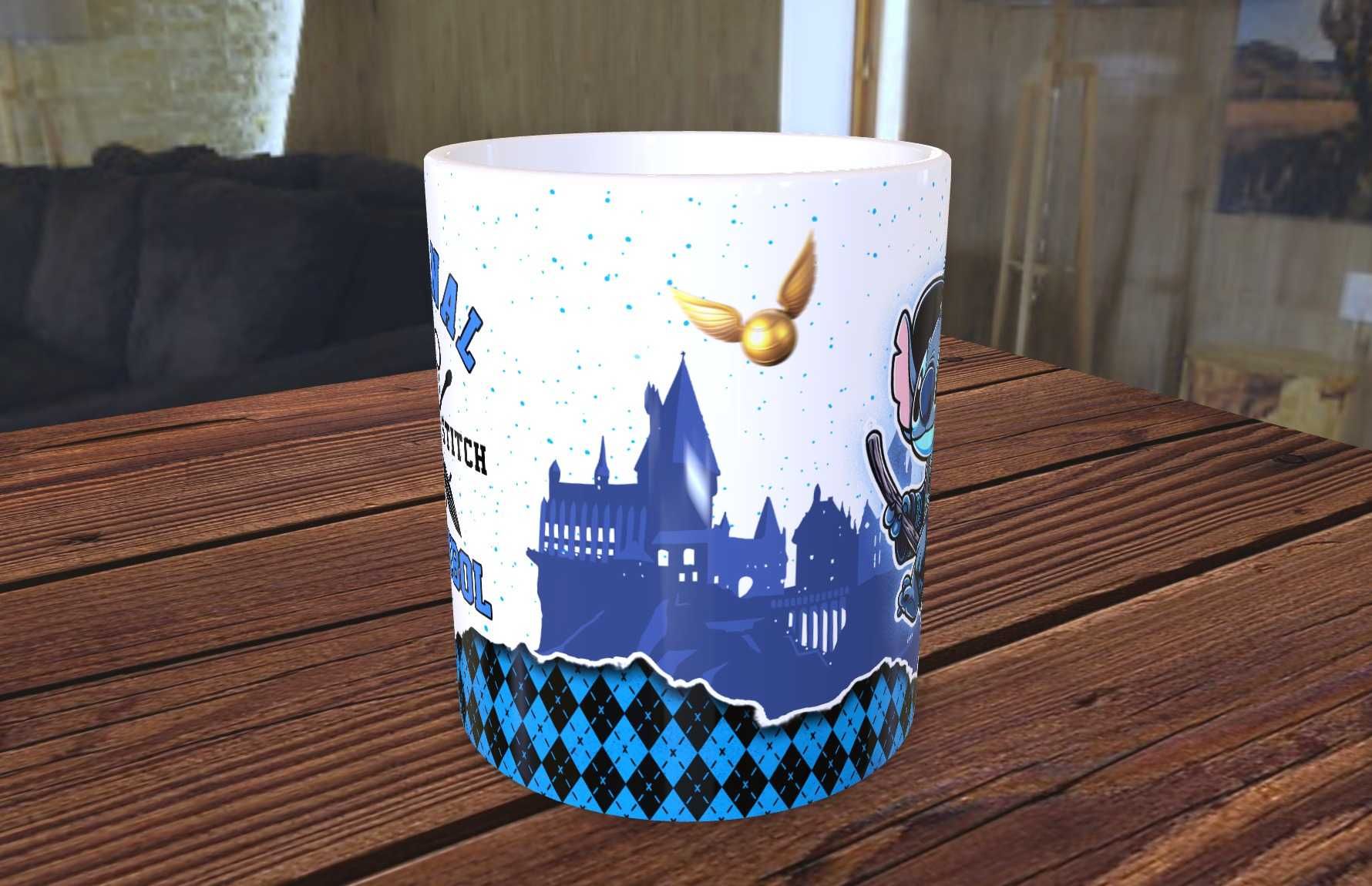 Caneca personalizada Team-Stitch-Harry-Potter Blue Mug Novo