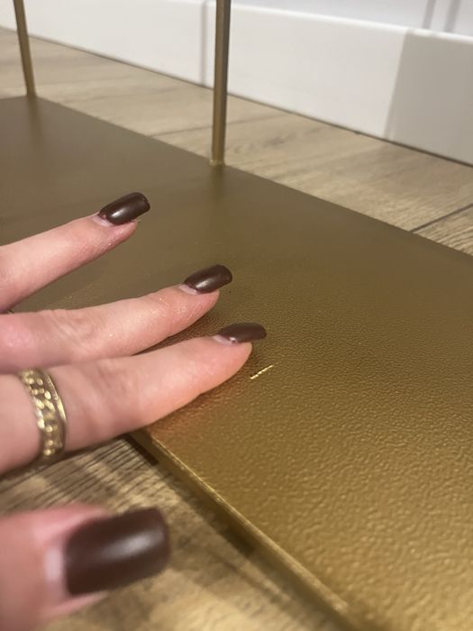 Półka scienna wisząca metalowa FineBuy Loft Glamour