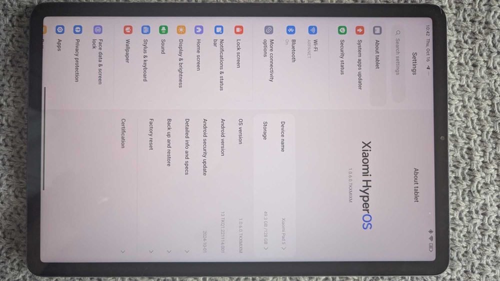 Xiaomi Mi Pad 5 6/128 білий