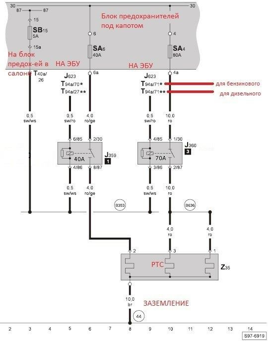 PTC Обогрівач додатковий обігрів отопитель Октавия А5,WV, 1KO963235F