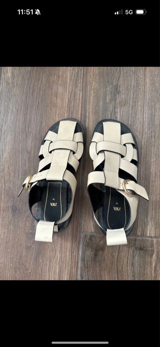 Sandalias Zara como novas coleção passada