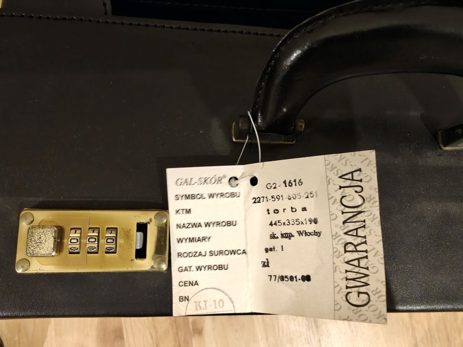 Kufer torba walizka skórzana pilotka nawigatorka