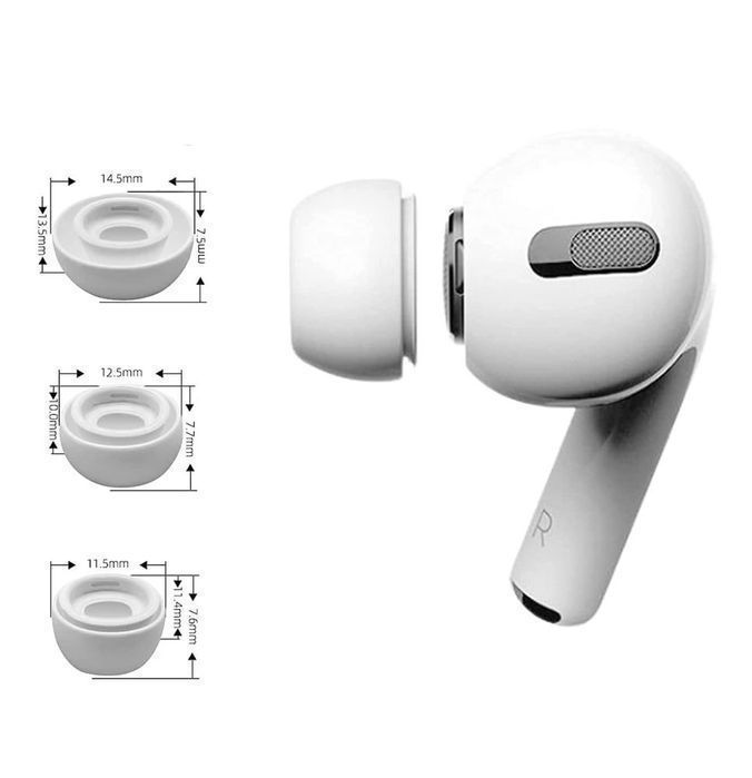 Szelki Tech-Protect 3-Pack do Apple Airpods Pro - Białe