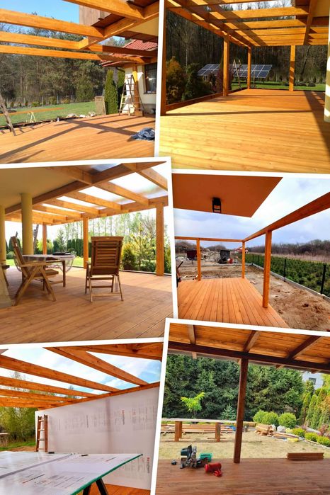 Dachy Pokrycia Odśnieżanie  Wymiana Dachu Domy Szkieletowe Tarasy Papa