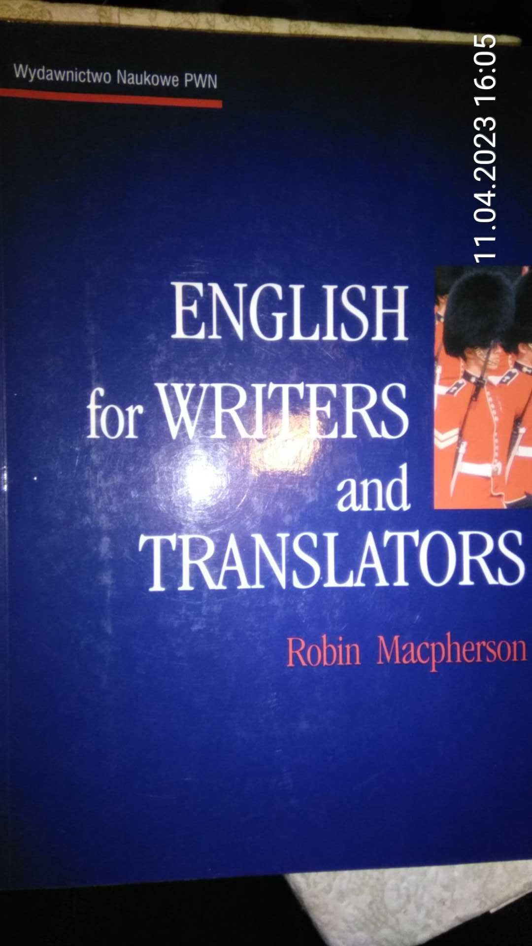 English for writers and translators PWN Robin Macpherson