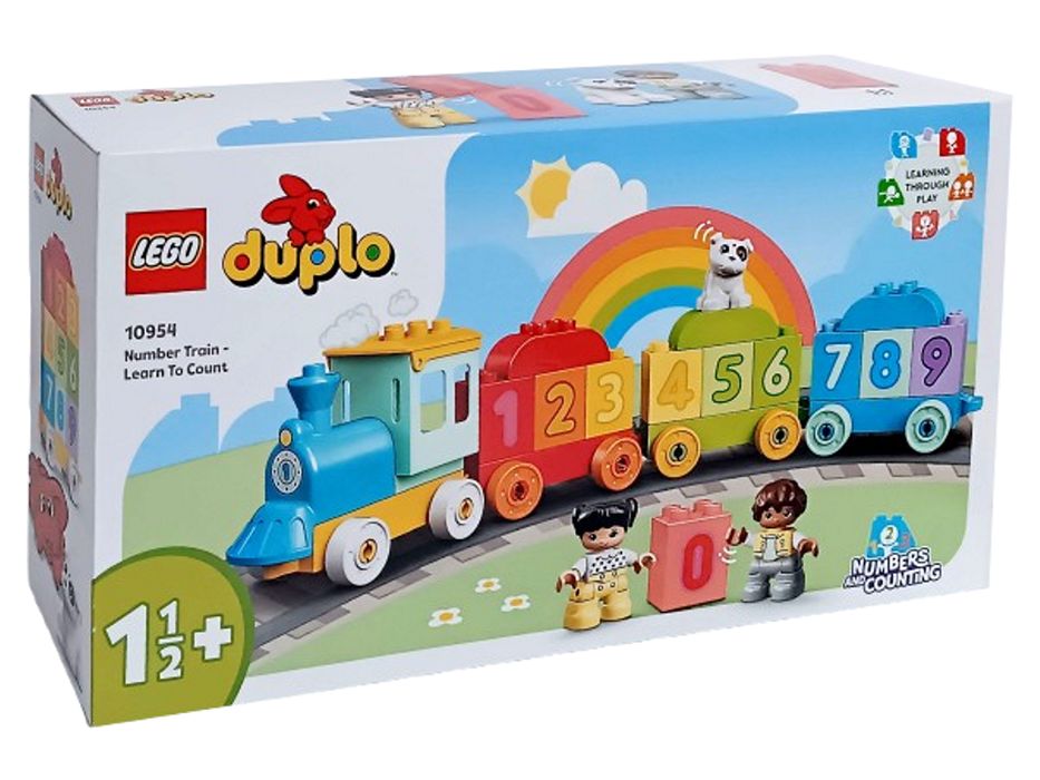Klocki LEGO Duplo Pociąg z cyferkami 10954