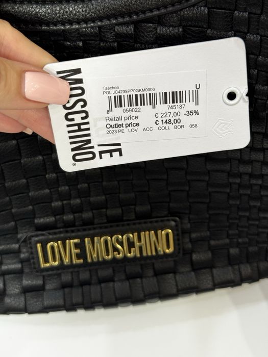 Стильна жіноча сумка преміального бренду Moschino,оригінал,нова
