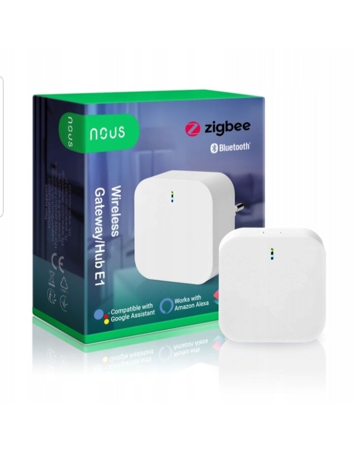 Centrala Bramka Brama ZigBee 3.0 + Bluetooth WiFi Tuya NOUS E1