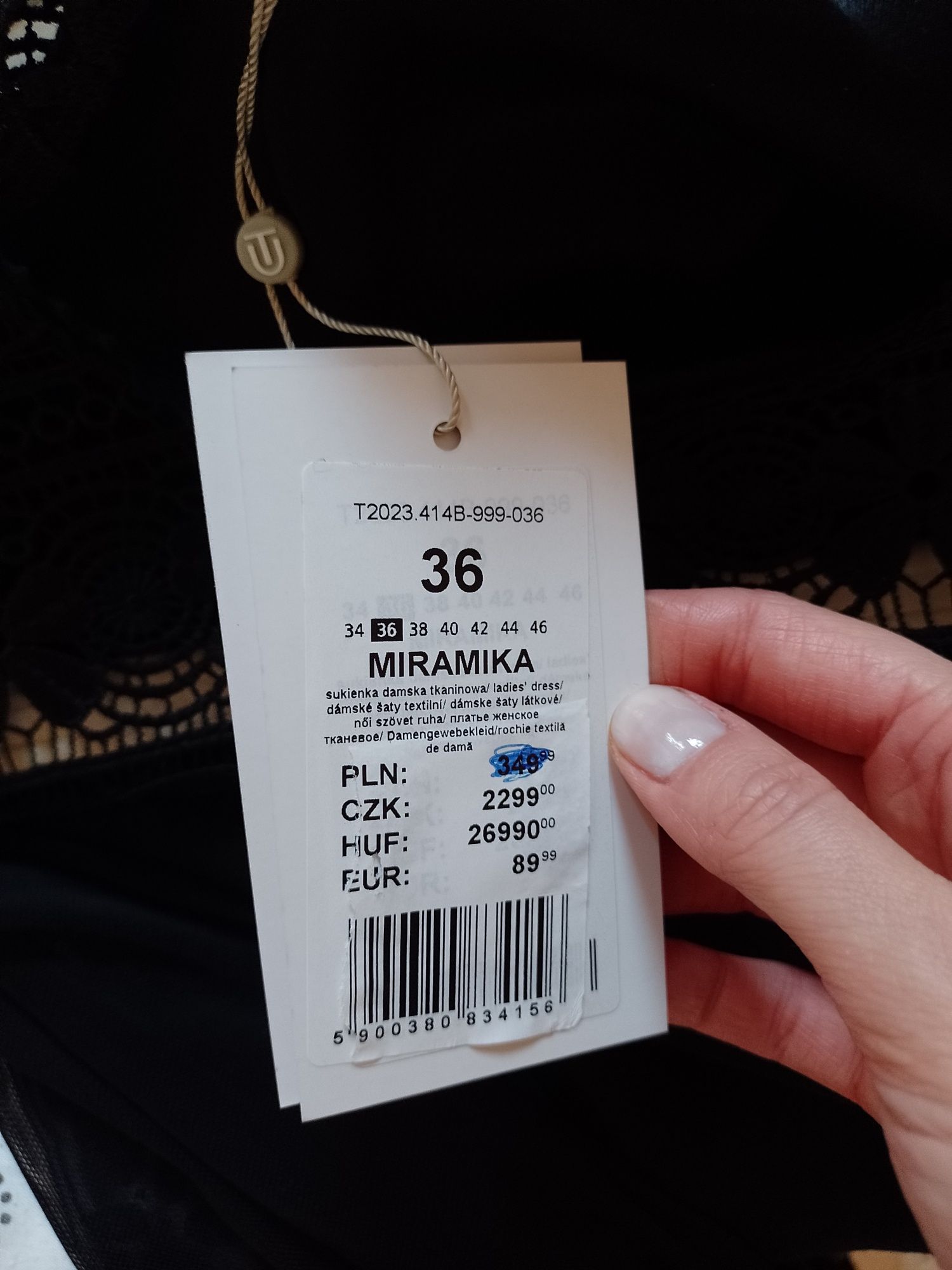 Przepiękna elegancka sukienka Tatuum