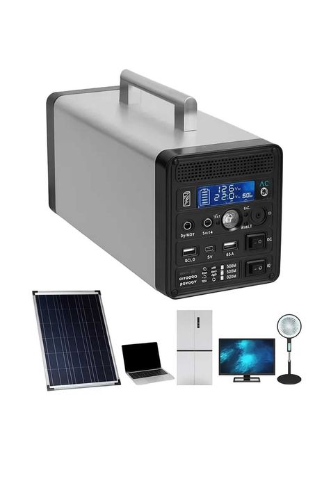 Зарядная электростанция, инвертор с розеткой 220 В ,12,8V/50Ah/600Вт