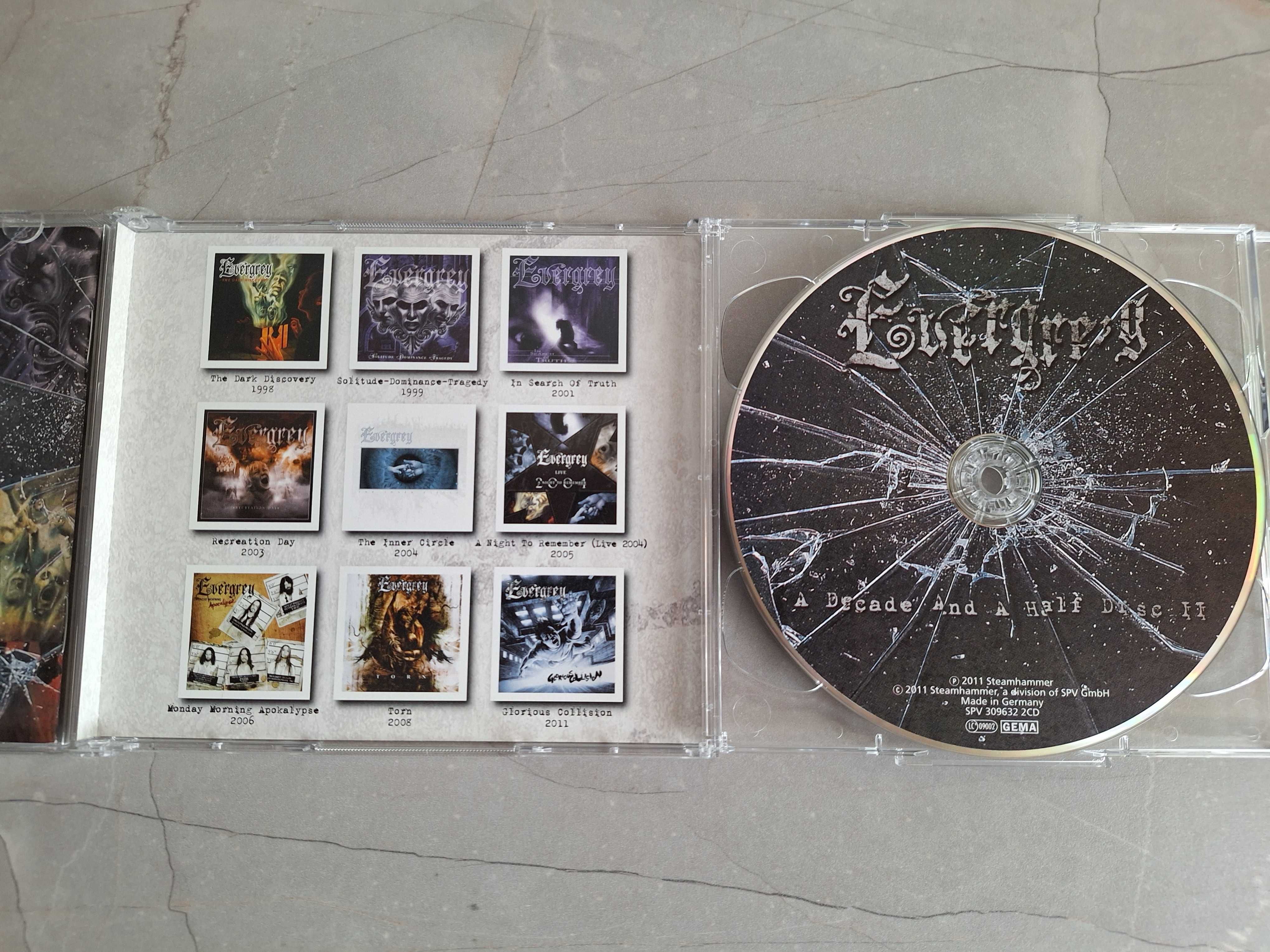 EVERGREY A Decade And A Half + HAMMERFALL Threshold Power Metal 2 x CD