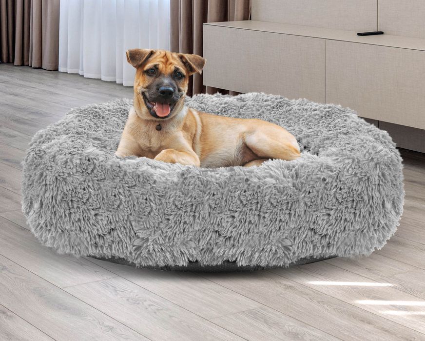 Legowisko Shaggy 80Cm Jasnoszare