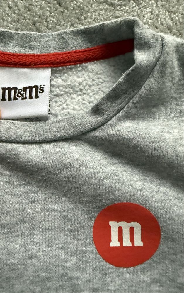 Кофта M&Ms детская на рост 122-128, толстовка M&Ms
