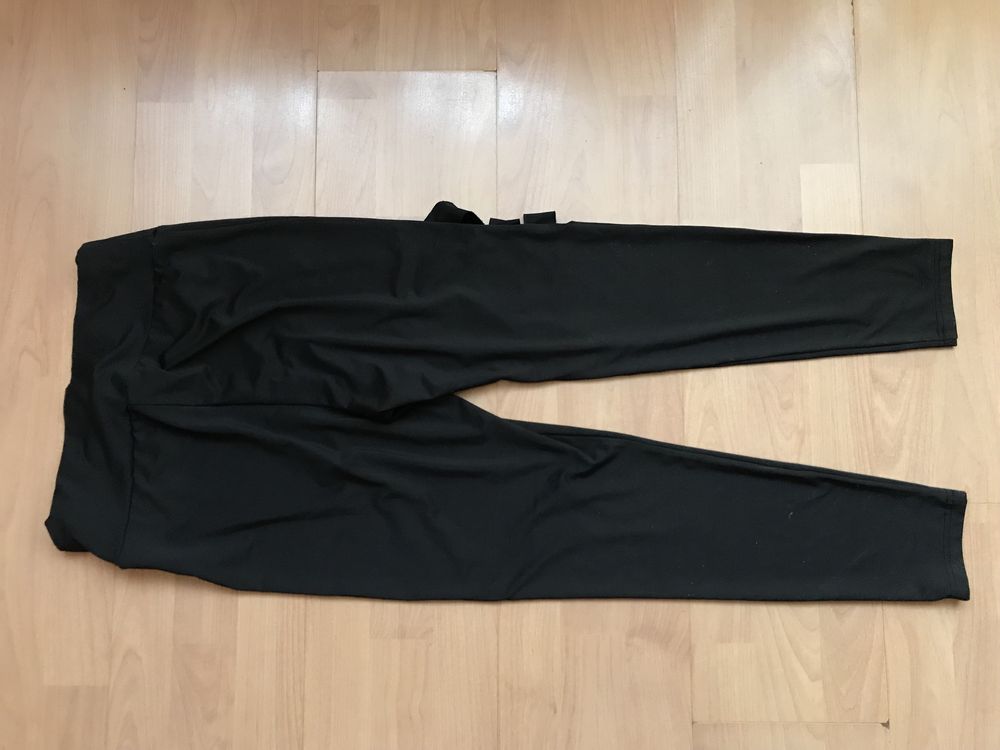 Czarne legginsy damskie shein 38 M
