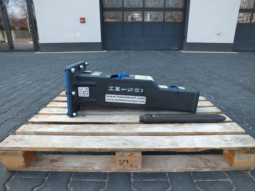 Hydrauliczny młot wyburzeniowy Hammer HM150 waga 150 kg mini-koparka 1,8-4 tony - WYNAJEM