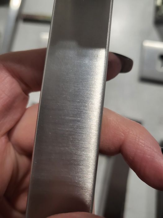 Klamki srebrne zamknięcie do  WC