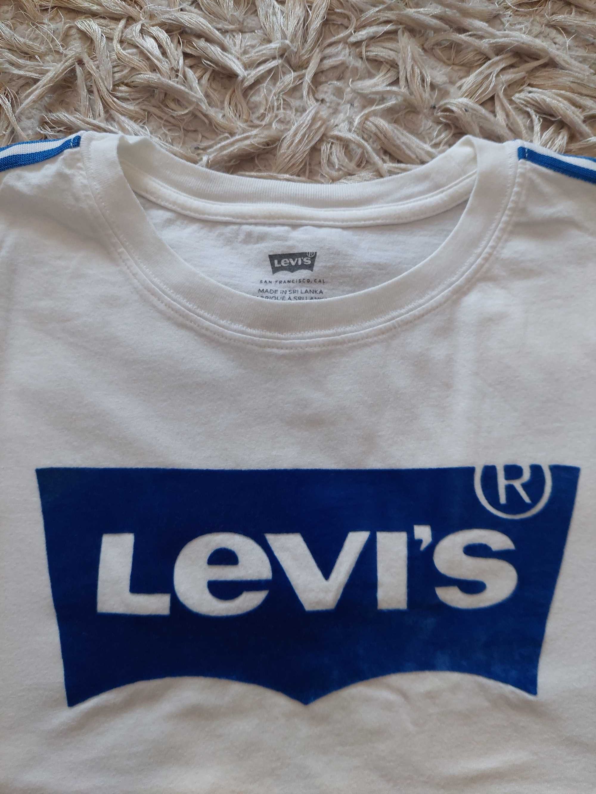 Biała koszulka t-shirt Levi's XS