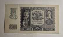 Banknot 20zł 1940 seria G