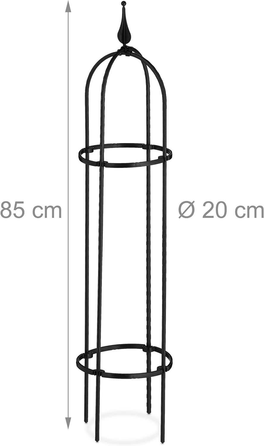 3R66 2x pergola kolumnowa drabinka ogrodowa wspornik kwietnik 85cm