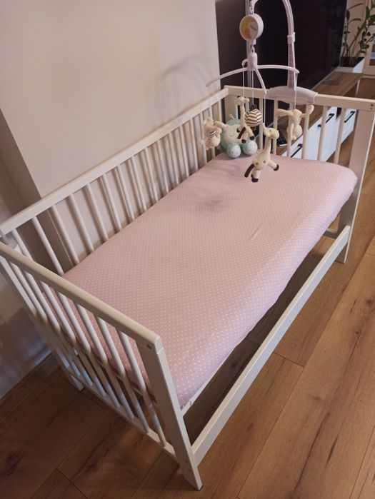 GULLIVER łóżeczko dziecięce IKEA z materacem