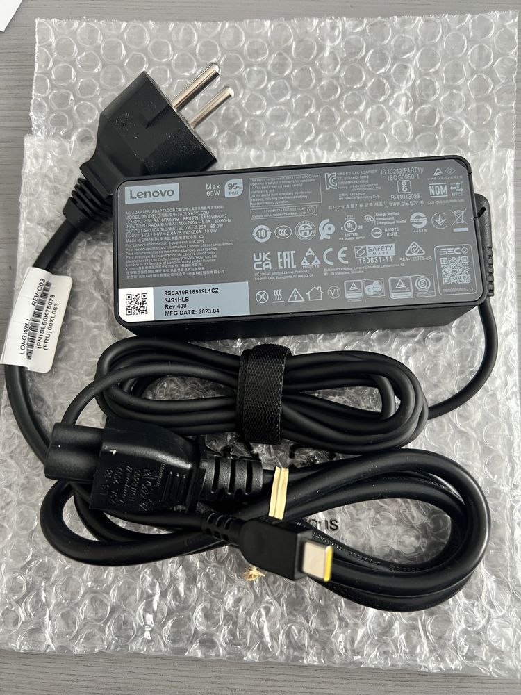 zasilacz Lenovo 65W USB Type-C, ADLX 65YLC3D